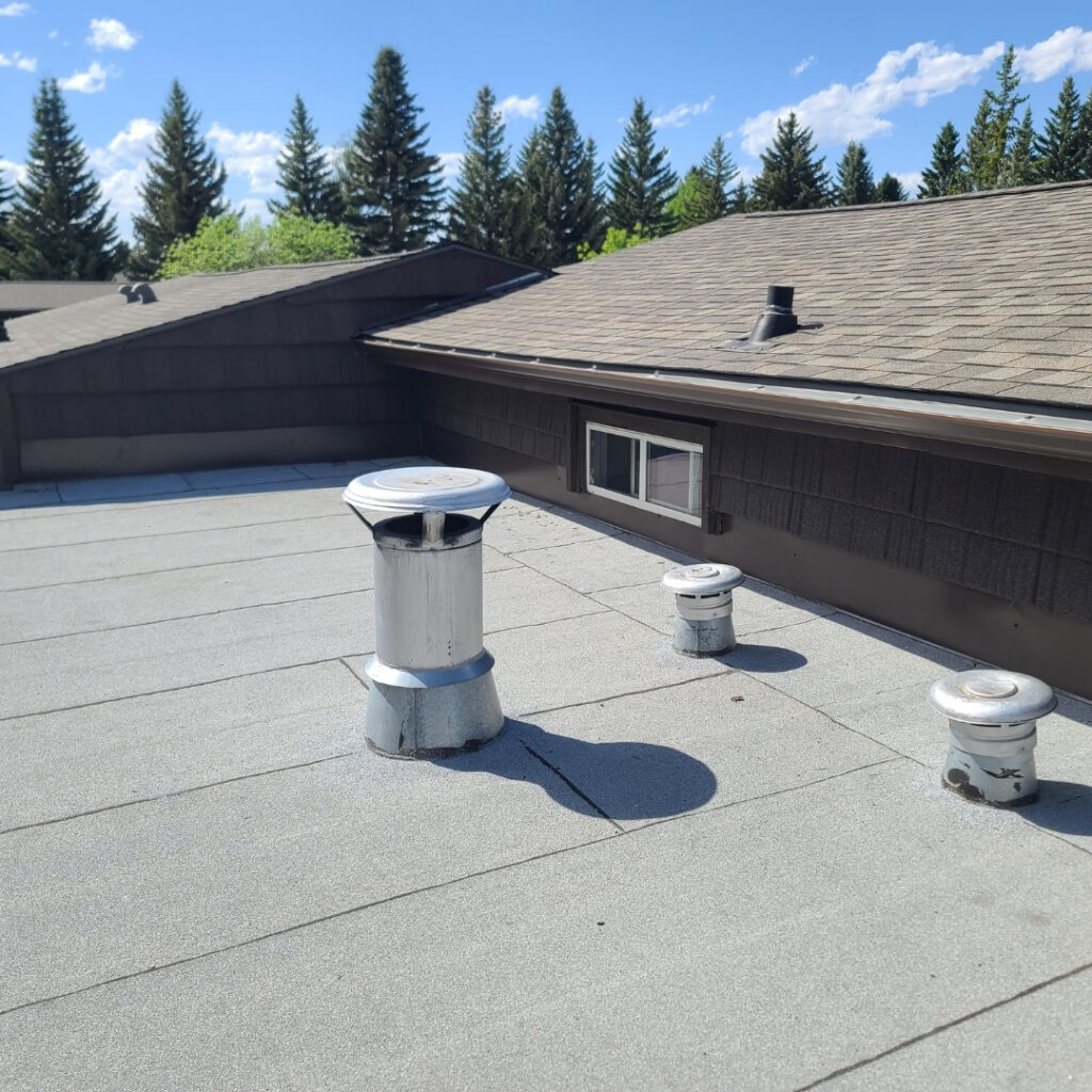 A new flat roof
